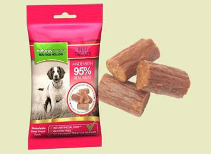 Picture of NATURES MENU DOG TREATS BEEF  