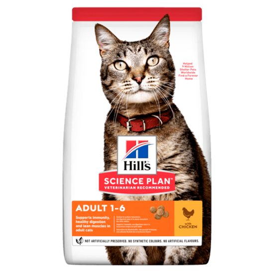 Picture of Hills Feline Adult Cat 1-6 Years Chicken 10kg