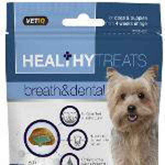 Picture of Vet Iq Healthy Dog Treats Breath/Dental - 70g